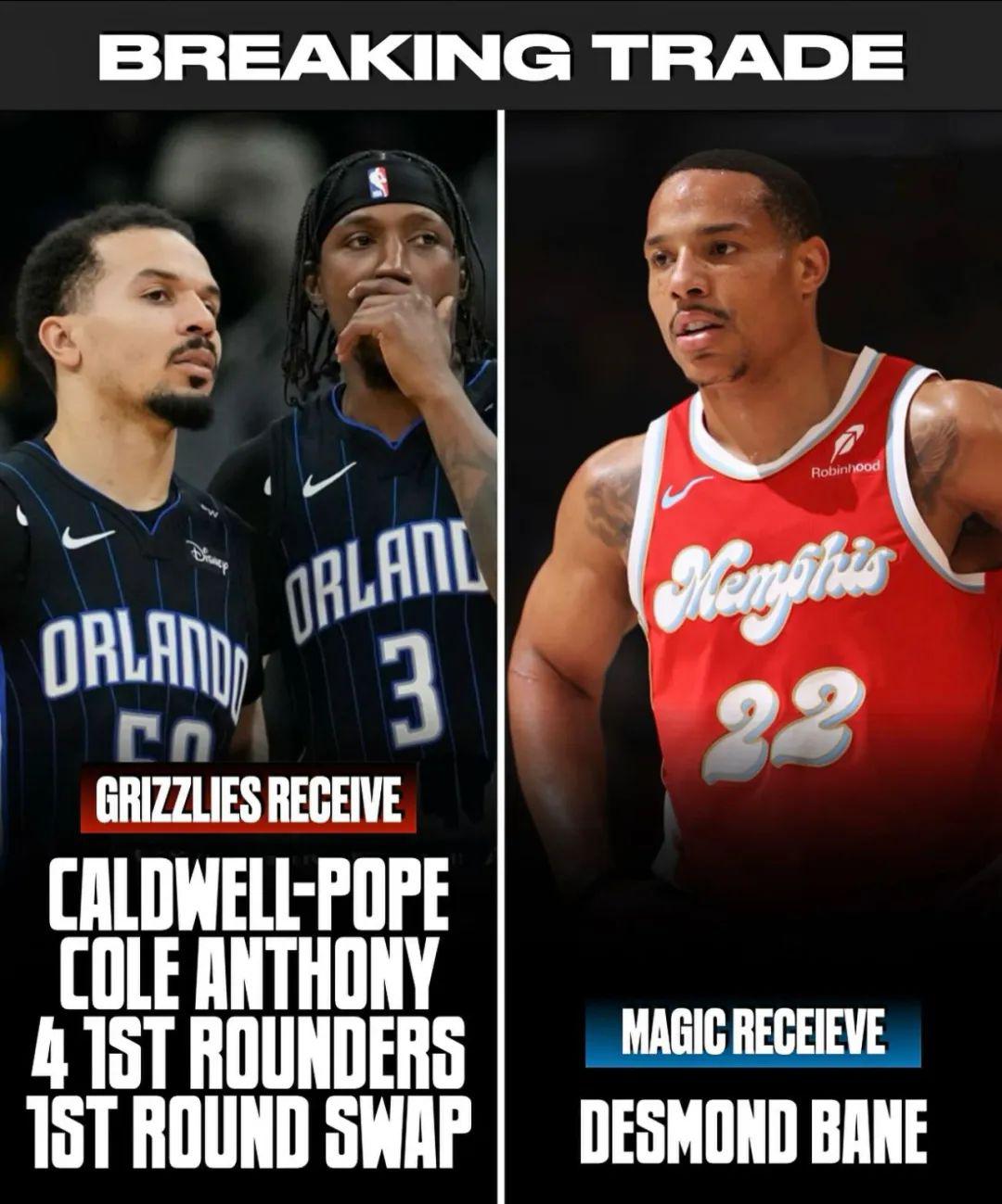 重建倒计时？贝恩之后，灰熊还会交易莫兰特吗？