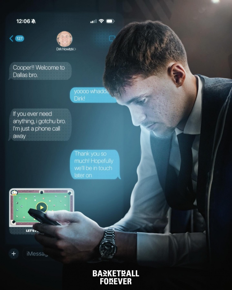 永利yl23411-好大哥！诺维茨基：弗拉格被独行侠选中后 我们一直有互发短信